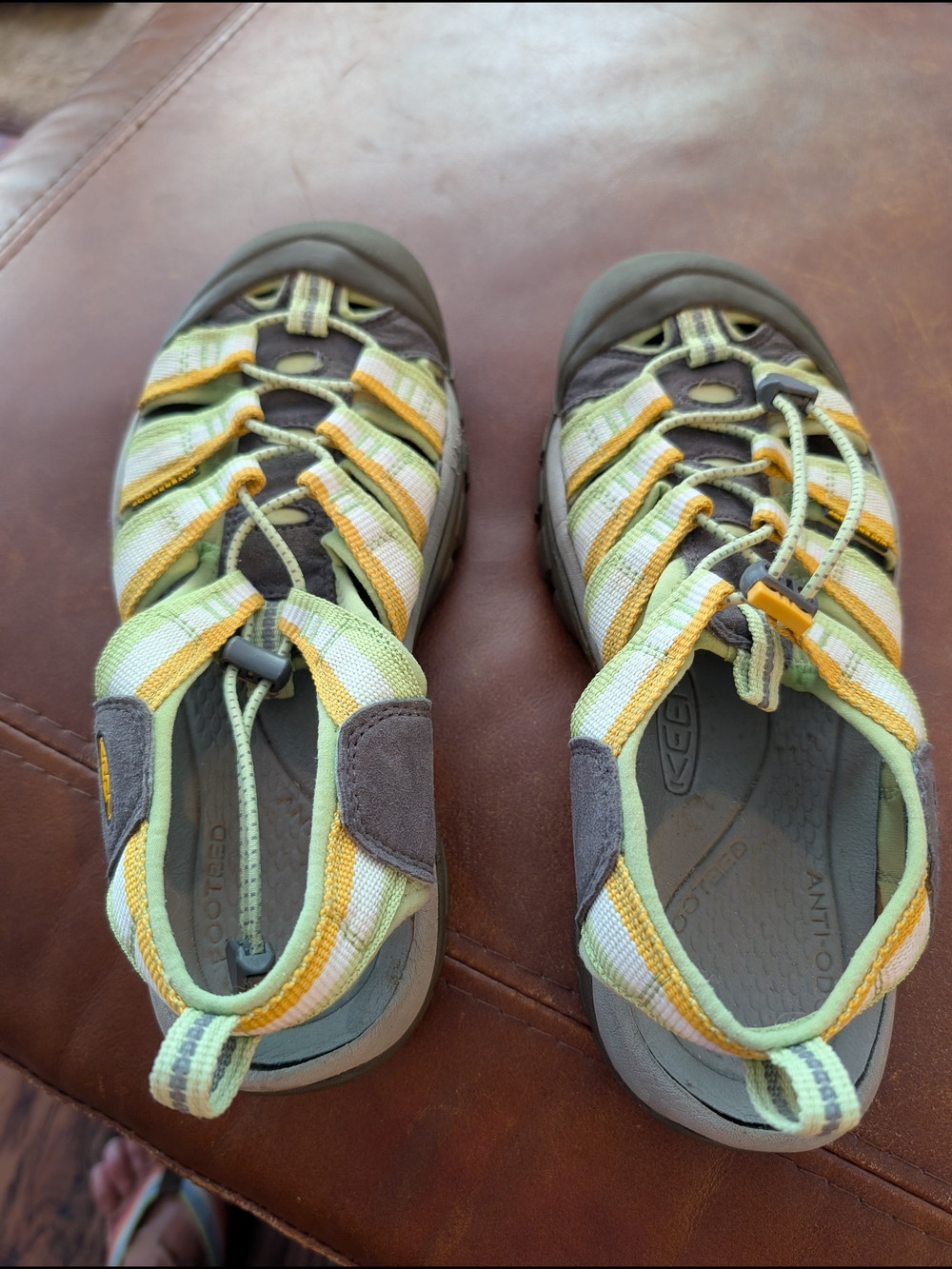 Keen Sport Water Sandals in Green and Yellow